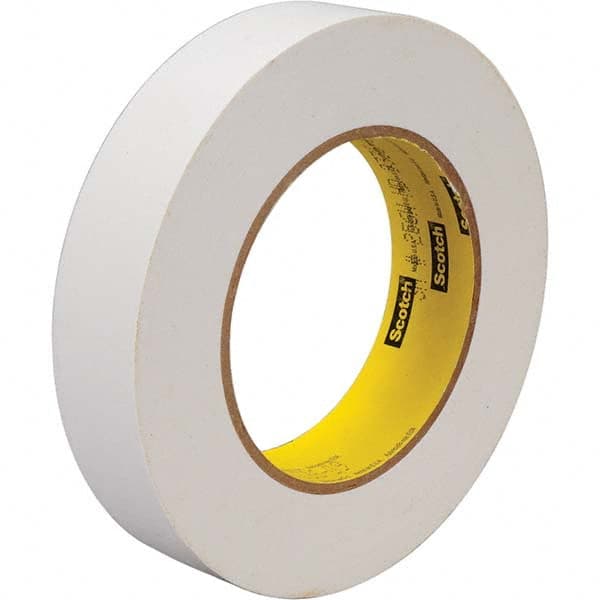 3M - 1-1/2" Wide x 60 Yd Long x 6.7 mil White Paper Masking Tape - Industrial Tool & Supply
