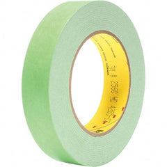 3M - 1" Wide x 60 Yd Long x 6.7 mil Light Green Paper Masking Tape - Industrial Tool & Supply