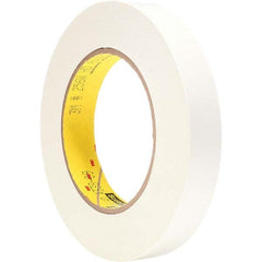 3M - 3/4" Wide x 60 Yd Long x 6.7 mil White Paper Masking Tape - Industrial Tool & Supply