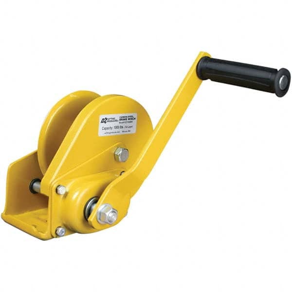 OZ Lifting Products - Winches Type: Brake Winch Line Pull Capacity (Lb.): 1,000 - Industrial Tool & Supply