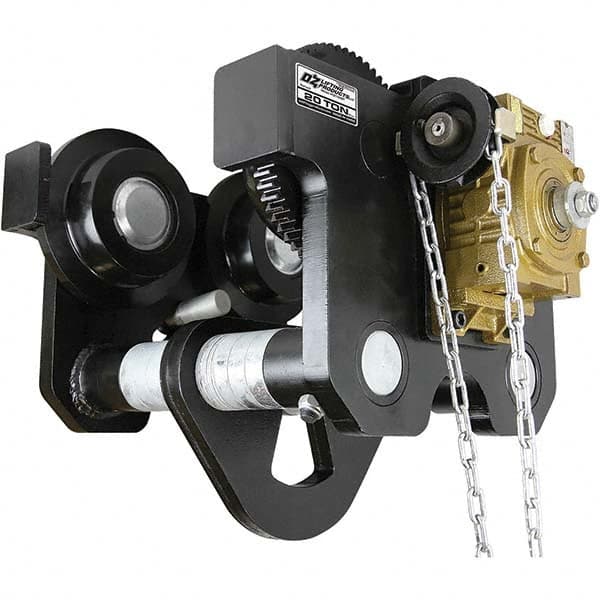 OZ Lifting Products - Trolleys Type: Geared Beam Trolley Load Capacity (Lb.): 40,000.000 - Industrial Tool & Supply