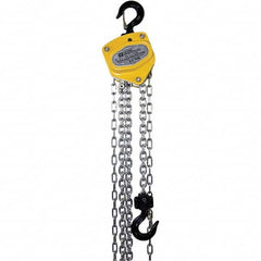 OZ Lifting Products - 1,000 Lb Capacity, 30' Lift Height, Manual Chain Hoist with Overload Protection - Industrial Tool & Supply