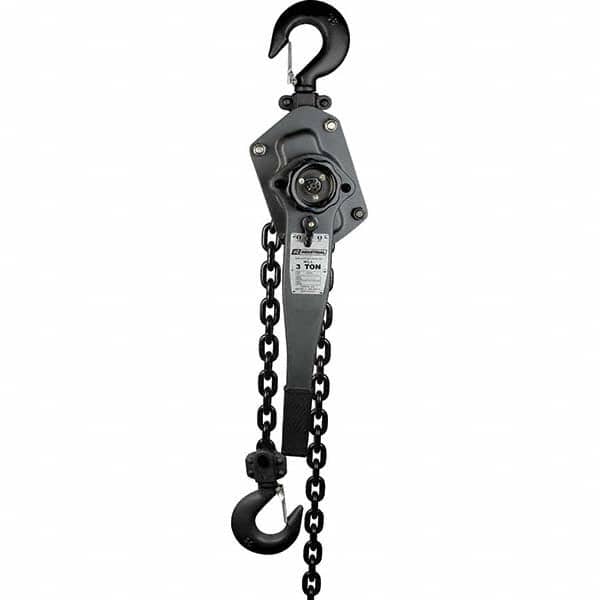 OZ Lifting Products - 6,000 Lb Capacity, 5' Lift Height, Chain Manual Lever Hoist - Industrial Tool & Supply