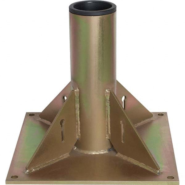 OZ Lifting Products - Davit Crane Bases Base Type: Pedestal Base Finish/Coating: Zinc Plated - Industrial Tool & Supply