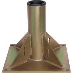 OZ Lifting Products - Davit Crane Bases Base Type: Pedestal Base Finish/Coating: Zinc Plated - Industrial Tool & Supply