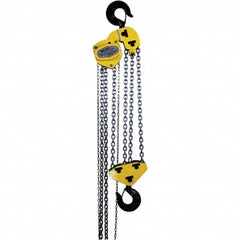 OZ Lifting Products - 20,000 Lb Capacity, 10' Lift Height, Manual Chain Hoist with Overload Protection - Industrial Tool & Supply