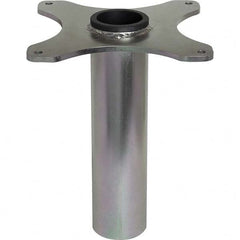 OZ Lifting Products - Davit Crane Bases Base Type: Socket Base Finish/Coating: Zinc Plated - Industrial Tool & Supply