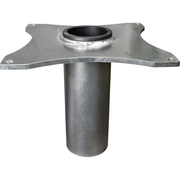 OZ Lifting Products - Davit Crane Bases Base Type: Socket Base Finish/Coating: Zinc Plated - Industrial Tool & Supply