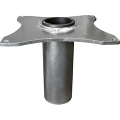 OZ Lifting Products - Davit Crane Bases Base Type: Socket Base Finish/Coating: Zinc Plated - Industrial Tool & Supply