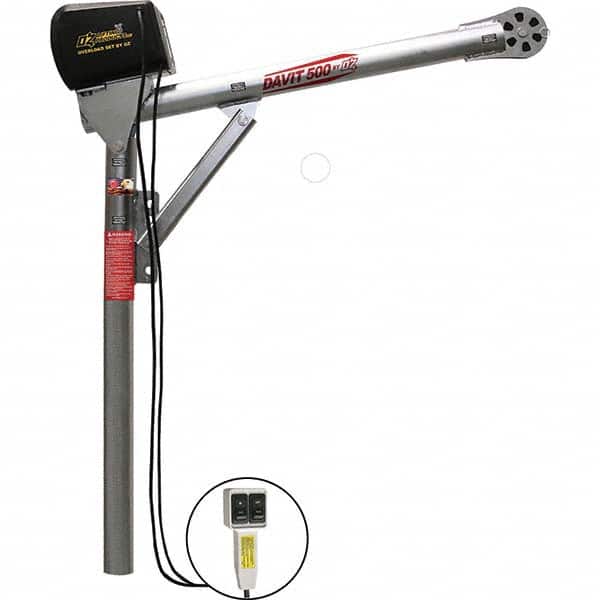 OZ Lifting Products - Davit Cranes Davit Crane Type: Spur Gear Capacity (Lb.): 500 - Industrial Tool & Supply