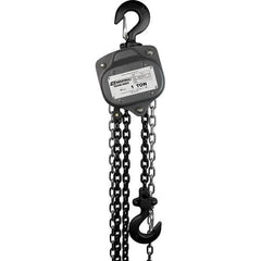 OZ Lifting Products - 2,000 Lb Capacity, 20' Lift Height, Chain Manual Hoist - Industrial Tool & Supply
