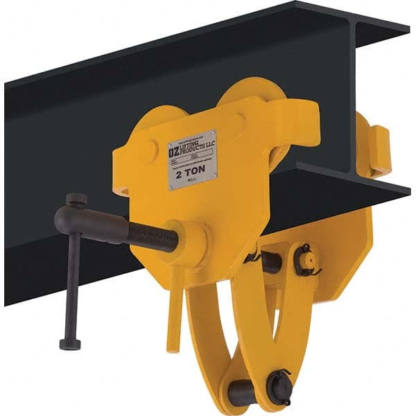 OZ Lifting Products - Trolleys Type: Quick Install Manual Trolley Load Capacity (Lb.): 4,000.000 - Industrial Tool & Supply