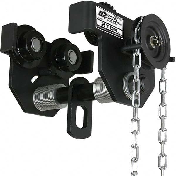 OZ Lifting Products - Trolleys Type: Geared Beam Trolley Load Capacity (Lb.): 4,000.000 - Industrial Tool & Supply