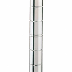 Metro - 1" Wide x 7" High x 1" Long Open Shelving Mobile Shelving Post - Industrial Tool & Supply