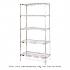 Metro - 2,000 Lb Capacity 5 Shelf Wire Shelving - Starter Unit - Industrial Tool & Supply