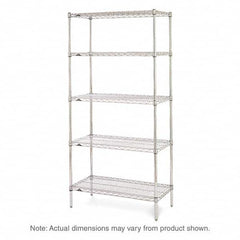 Metro - 2,000 Lb Capacity 5 Shelf Wire Shelving - Starter Unit - Industrial Tool & Supply