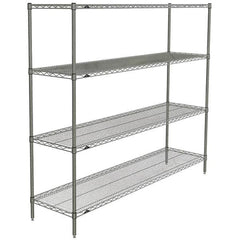 Metro - 2,000 Lb Capacity 4 Shelf Wire Shelving - Starter Unit - Industrial Tool & Supply