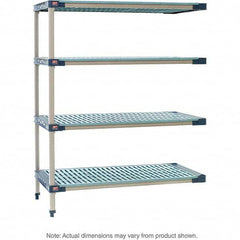 Metro - Plastic Shelving Type: Structural Plastic Open Shelving Shelf Capacity (Lb.): 2,000 - Industrial Tool & Supply
