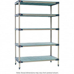 Metro - Plastic Shelving Type: Structural Plastic Open Shelving Shelf Capacity (Lb.): 2,000 - Industrial Tool & Supply