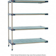 Metro - Plastic Shelving Type: Structural Plastic Open Shelving Shelf Capacity (Lb.): 2,000 - Industrial Tool & Supply