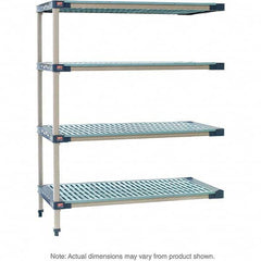 Metro - Plastic Shelving Type: Structural Plastic Open Shelving Shelf Capacity (Lb.): 2,000 - Industrial Tool & Supply