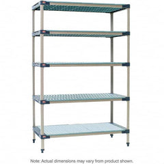 Metro - Plastic Shelving Type: Structural Plastic Open Shelving Shelf Capacity (Lb.): 2,000 - Industrial Tool & Supply