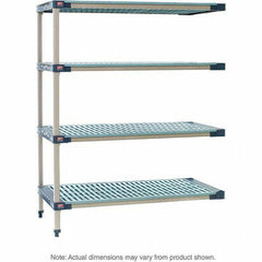 Metro - Plastic Shelving Type: Structural Plastic Open Shelving Shelf Capacity (Lb.): 2,000 - Industrial Tool & Supply