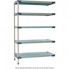 Metro - Plastic Shelving Type: Structural Plastic Open Shelving Shelf Capacity (Lb.): 2,000 - Industrial Tool & Supply