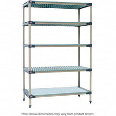 Metro - Plastic Shelving Type: Structural Plastic Open Shelving Shelf Capacity (Lb.): 2,000 - Industrial Tool & Supply