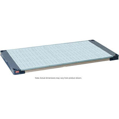 Metro - 48" Wide x 24" Long Open Shelving Shelf w/Grid Mat - Industrial Tool & Supply
