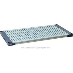 Metro - 36" Wide x 24" Long Open Shelving Shelf w/Grid Mat - Industrial Tool & Supply