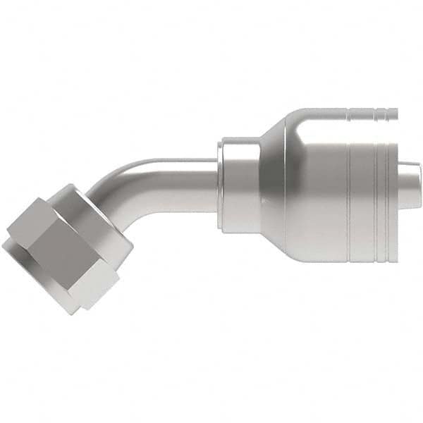 Eaton - Hydraulic Hose Fittings & Couplings Type: Female JIC Swivel, 45 Degree Elbow Hose Diameter: 3/4 (Inch) - Industrial Tool & Supply