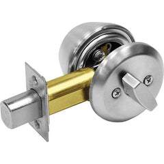 Sargent - Deadbolts Type: Single Cylinder Door Thickness Range: 1-3/8-1-3/4 - Industrial Tool & Supply