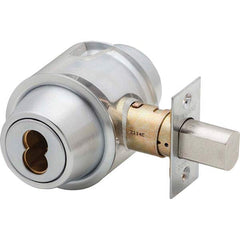 Schlage - Deadbolts Type: Single Cylinder Door Thickness Range: 1-5/8-2 - Industrial Tool & Supply