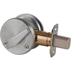 Schlage - Deadbolts Type: Single Cylinder Door Thickness Range: 1-5/8-2 - Industrial Tool & Supply