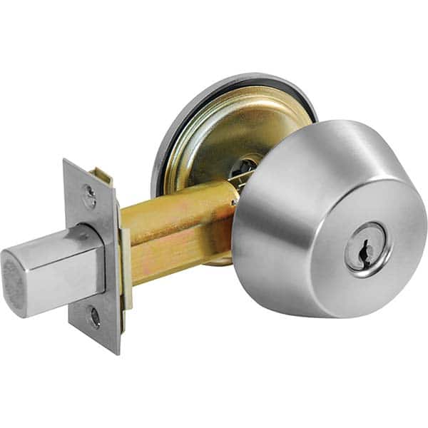 Corbin Russwin - Deadbolts Type: Single Cylinder Door Thickness Range: 1-3/8-2-1/4 - Industrial Tool & Supply