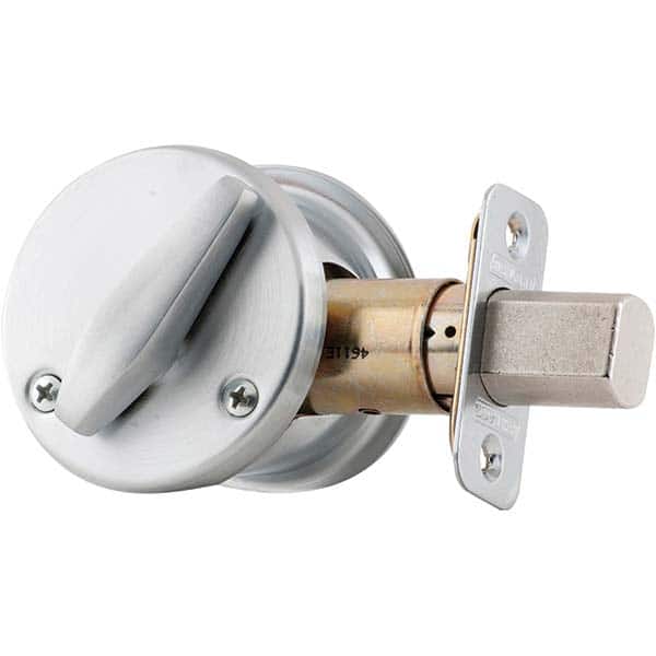 Schlage - Deadbolts Type: Classroom Deadbolt Door Thickness Range: 1-3/8 - 1-7/8 - Industrial Tool & Supply