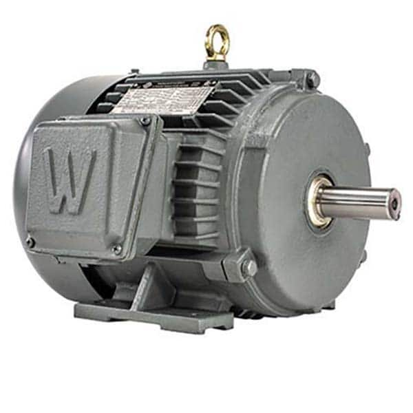 Electric AC/DC Motors; Motor Type: Premium Efficient; Enclosure Style: TEFC; Maximum HorsePower: 30; Minimum Horsepower: 3; Name Plate RPMs: 1800; Phase: 3; Frame Size: 182TC; Frame Size: 182TC; Mount Type: B35; Type of Enclosure: TEFC; Full Load Amps @ 2