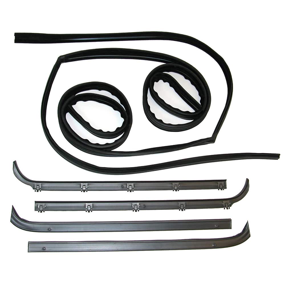 Fairchild Industries - Automotive Replacement Parts; Type: Belt Weatherstrip- Window Channel Kit ; Application: 1980-1986 Ford F-Series, Full Size Pickup Belt, Channel Kit replaces OEM# E9TZ1521536A; F0TZ1521536A; F5TZ1521536A; E0TZ1021453A; E0TZ1021452A - Exact Industrial Supply