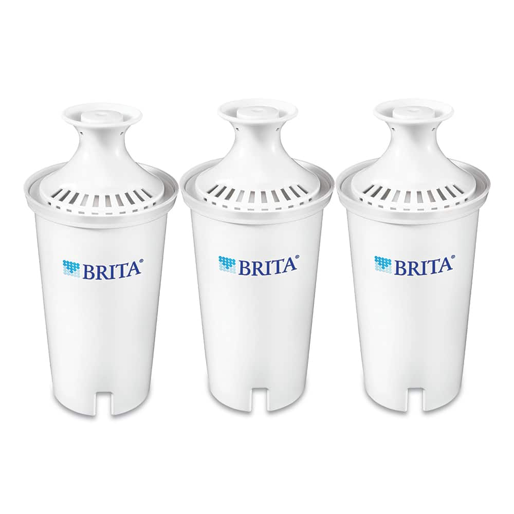 Brita - Water Filter Systems; Type: Replacement Filter ; Cartridge Length: 7 (Inch); Reduces: Zinc; Copper; Mercury; Cadmium; Taste/Odor/Chlorine ; Maximum Flow Rate (GPM): 1 ; Includes: 24 Replacement Filters - Exact Industrial Supply