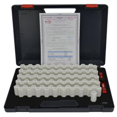 Class ZZ Plug Gage Set: 0.2362 to 0.2756″ Range, 101 Pc 0.002000″ Tolerance