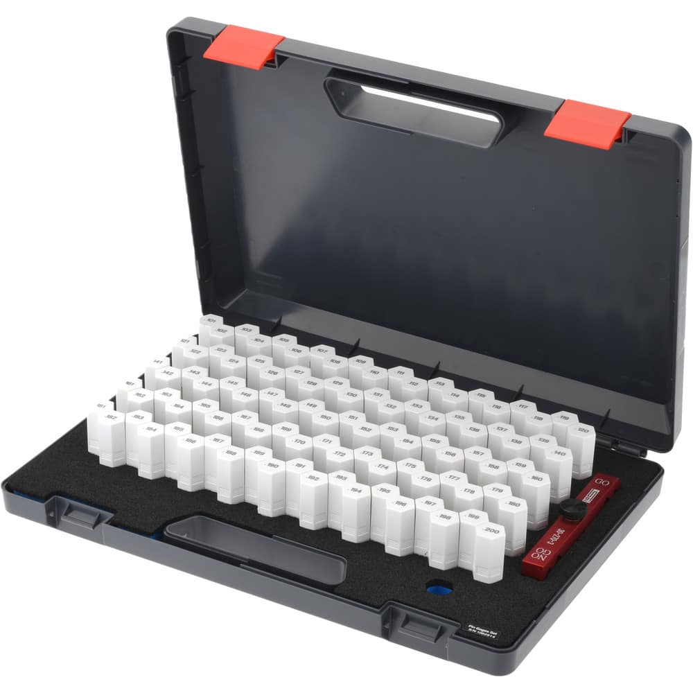 Class ZZ Plug Gage Set: 0.101 to 0.2″ Range, 100 Pc 0.000500″ Tolerance