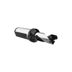 Indexable Spade Drill: 14 to 15 mm Dia, 22.5 mm Max Depth, Straight Flute 20 mm Shank Dia, Flanged Shank, 99.9 mm OAL