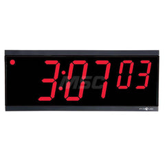Clocks & Multi-Function Clocks; Type: Digital; Color: Black; Type: Digital; Additional Information: Security Wall Bracket, Security Wall Bracket Key & User Guide; Led Digital; Up to 250' Viewing Distance: Black Bezel; Red LED Color; UL and cUL Listed; 15-