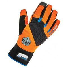 818WP L ORG WATERPROOF UTIL GLOVES - Industrial Tool & Supply