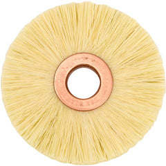 2-1/2″ Small Diameter Tampico Wheel Brush, 1/2″ Arbor Hole - Industrial Tool & Supply