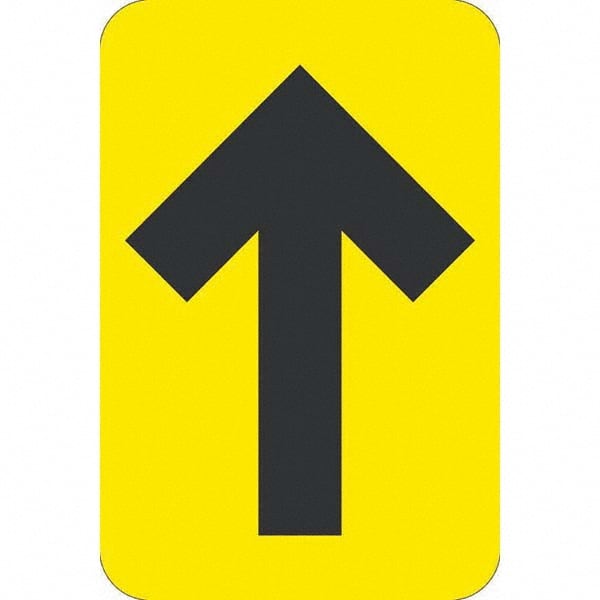 NMC - "Blank" Adhesive-Backed Floor Sign - Industrial Tool & Supply