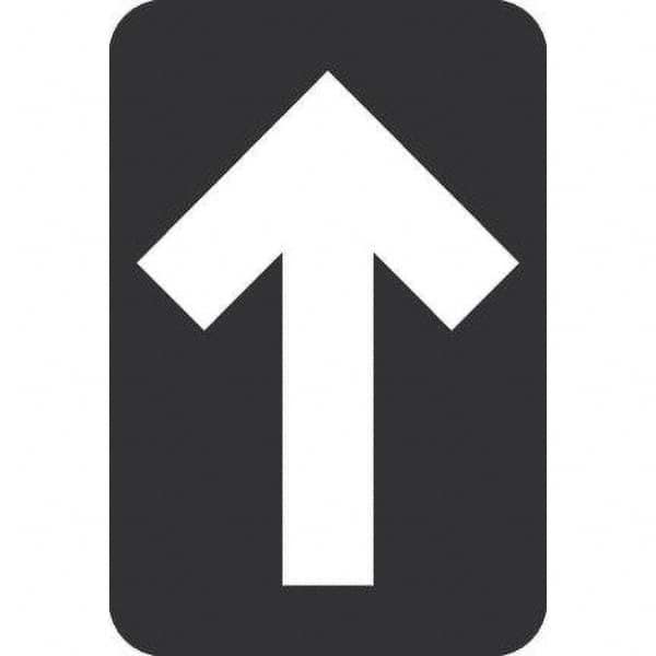 NMC - "Blank" Adhesive-Backed Floor Sign - Industrial Tool & Supply