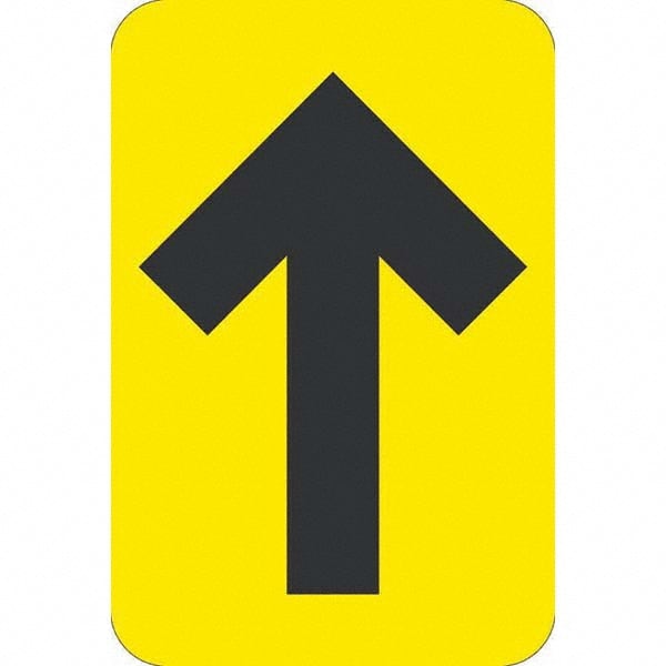 NMC - "Blank" Adhesive-Backed Floor Sign - Industrial Tool & Supply