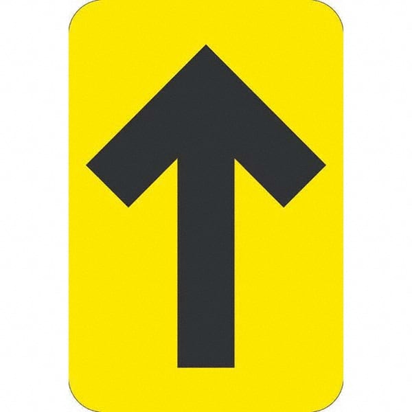NMC - "Blank" Adhesive-Backed Floor Sign - Industrial Tool & Supply